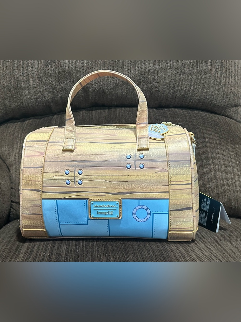 Loungefly X Nickelodeon SpongeBob SquarePants Krusty Krab Crossbody/Handle Bag🧽 - Picture 3 of 15